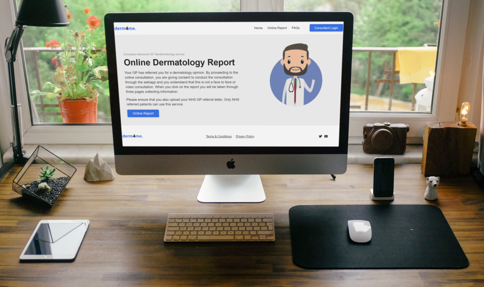 Derm4Me Website